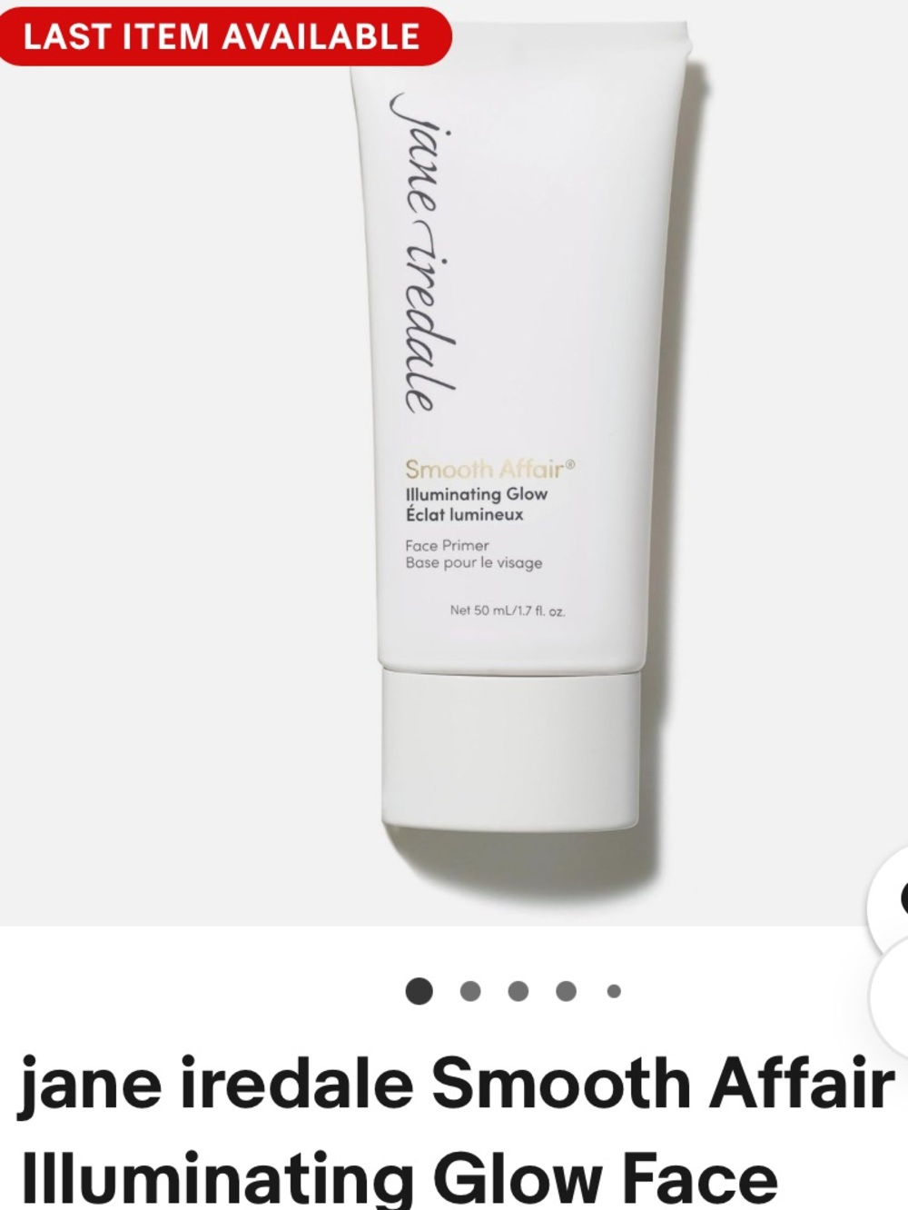 jane iredale Smooth Affair Illuminating Glow Face Primer Base pour is Visage